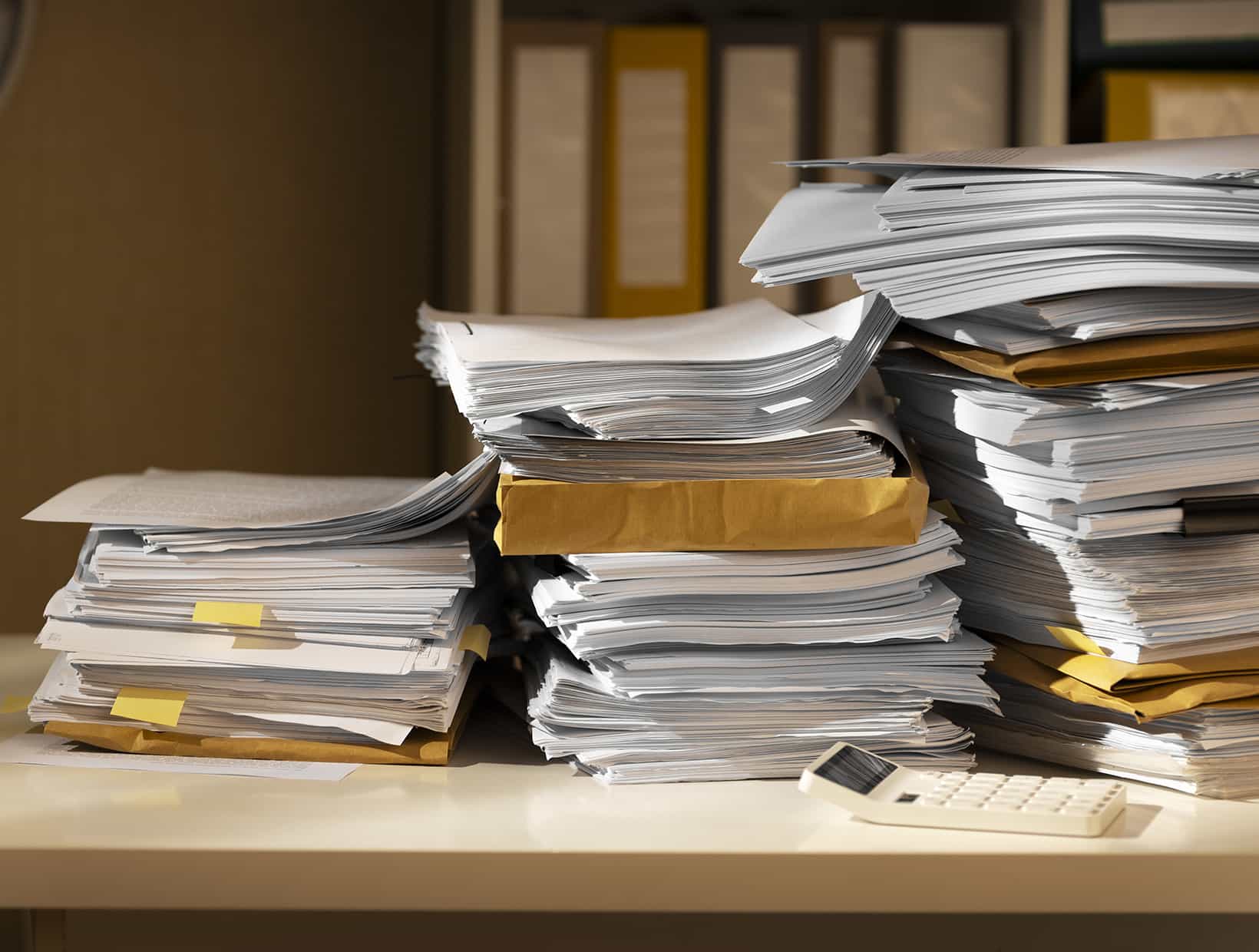 Image d'archivage de documents.