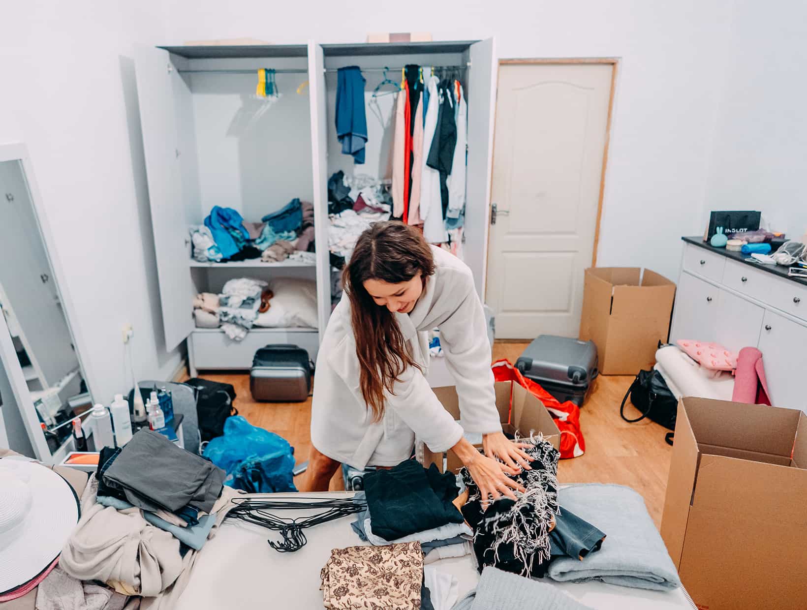 Image d'un dressing spacieux.